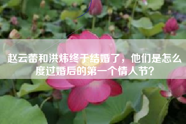赵云蕾和洪炜终于结婚了，他们是怎么度过婚后的第一个情人节？