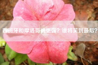西班牙和摩洛哥谁更强？谁将笑到最后？