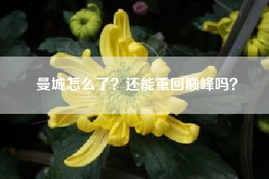 曼城怎么了？还能重回巅峰吗？