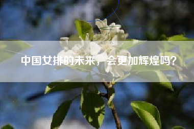 中国女排的未来，会更加辉煌吗？