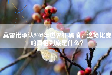 莫雷诺承认2002年世界杯黑哨，这场比赛的真相到底是什么？