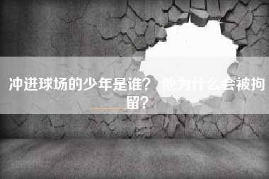 冲进球场的少年是谁？ 他为什么会被拘留？