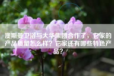 澳斯曼卫浴与大华集团合作了，它家的产品质量怎么样？它家还有哪些特色产品？