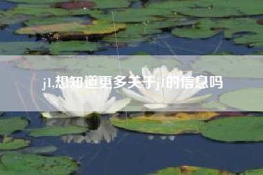 j1,想知道更多关于j1的信息吗