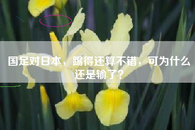 国足对日本，踢得还算不错，可为什么还是输了？