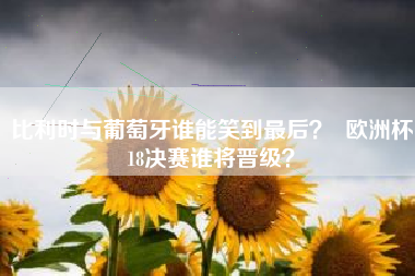 比利时与葡萄牙谁能笑到最后？  欧洲杯18决赛谁将晋级？