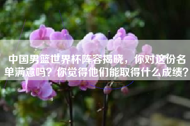 中国男篮世界杯阵容揭晓，你对这份名单满意吗？你觉得他们能取得什么成绩？